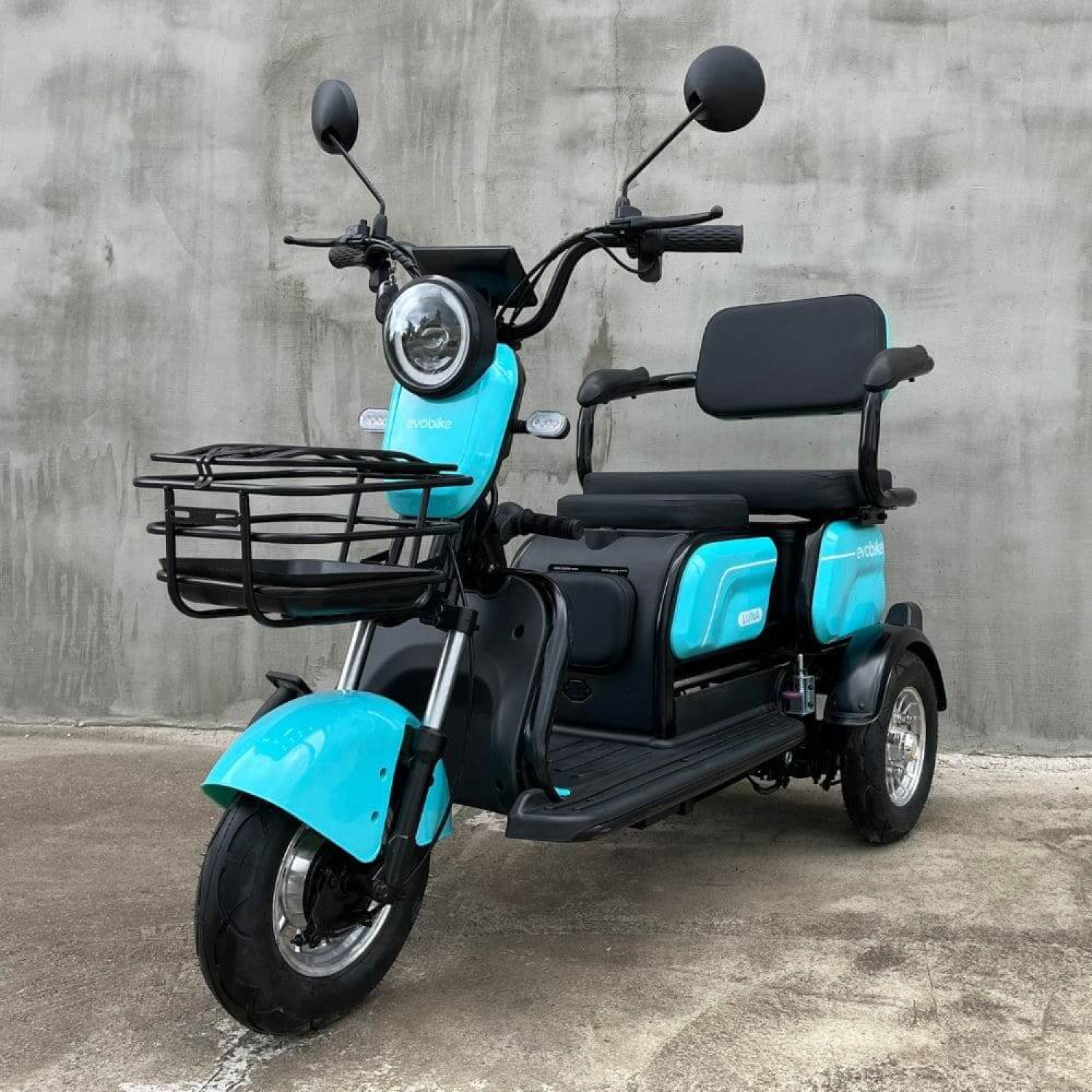 Электроскутер трехколесный EVOBIKE Luna TRIO | 60V Li-ion 23Ah 1200W максимальная скорость 25 км/час, Фото 1