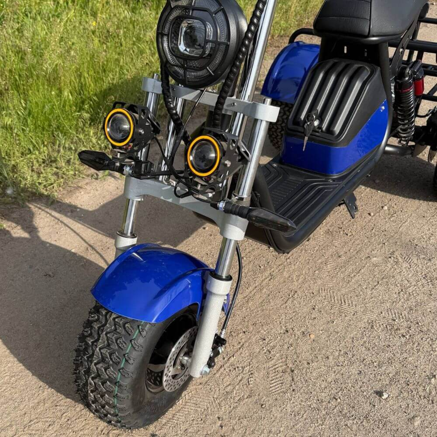 Электровелосипед CityCoco EVOBIKE Grizzly X3 2500W 48V 24Ah Синий | До 40 км/ч | Li-ion | Гарантия 24 месяца, Фото 4