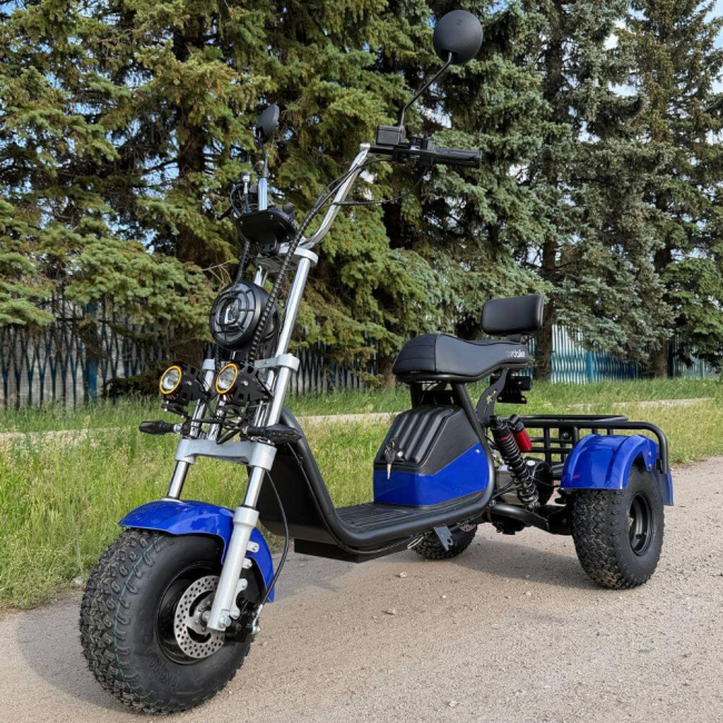 Електровелосипед CityCoco EVOBIKE Grizzly X3 2500W 48V 24Ah Синій | До 40 км/год | Li-ion | Гарантія 24 місяці, Фото 1