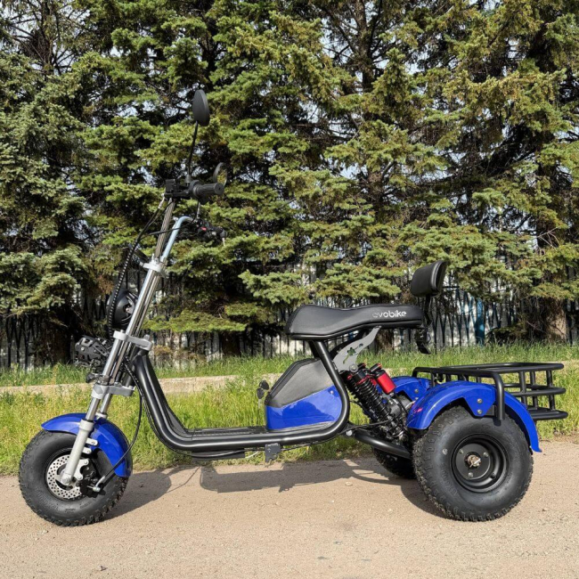 Електровелосипед CityCoco EVOBIKE Grizzly X3 2500W 48V 24Ah Синій | До 40 км/год | Li-ion | Гарантія 24 місяці, Фото 2