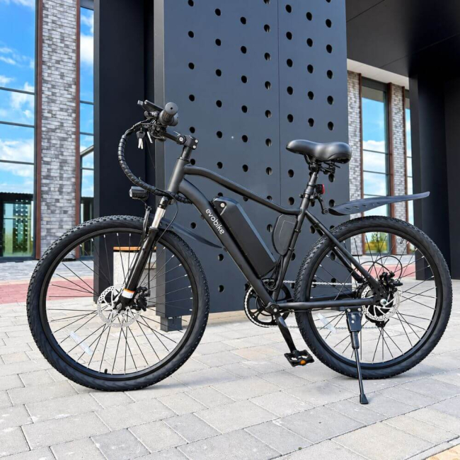 Електровелосипед EVOBIKE Vivo N2 PRO 800W 36V 18Ah Black, Фото 2