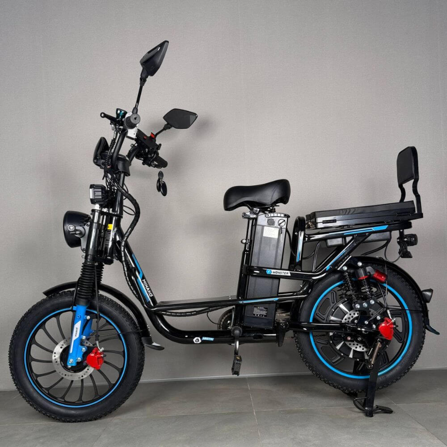 Электровелосипед MINAKO Monster MAX PRO 2026 20 дюймов 1500W 60V 26Ah/30Ah , Фото 4